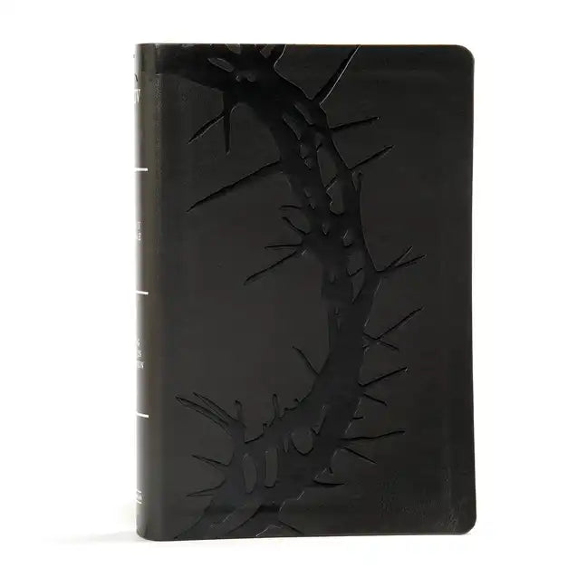 KJV Large Print Personal Size Reference Bible, Charcoal Leathertouch - Imitation Leather