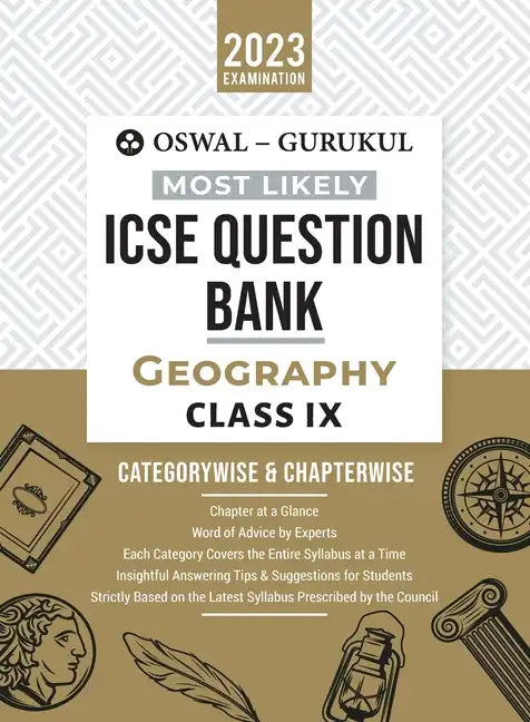 Oswal - Gurukul Geography Most Likely Question Bank: ICSE Class 9 For 2023 Exam - Paperback