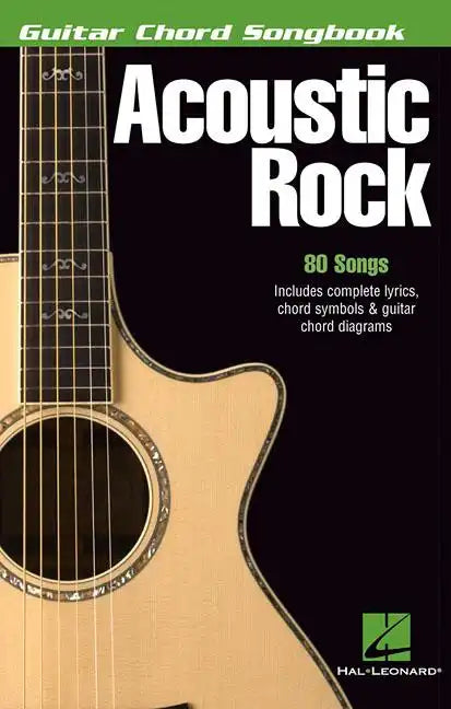 Acoustic Rock: Guitar Chord Songbook (6 Inch. X 9 Inch.) - Paperback