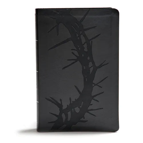 KJV Giant Print Reference Bible, Charcoal Leathertouch, Indexed - Imitation Leather