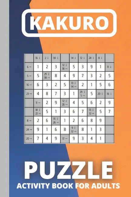 Karuko Puzzle Activity Book for Adults - Paperback