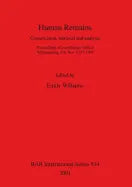 Human Remains: Conservation, retrieval and analysis - Paperback