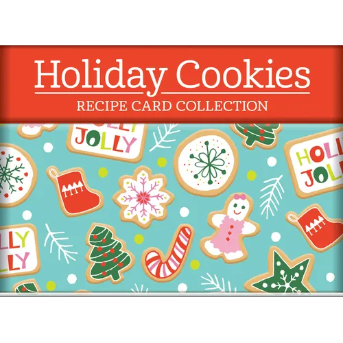 Holiday Cookies - Recipe Card Collection Tin - Hardcover