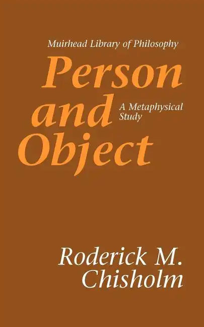 Person and Object: A Metaphysical Study - Paperback