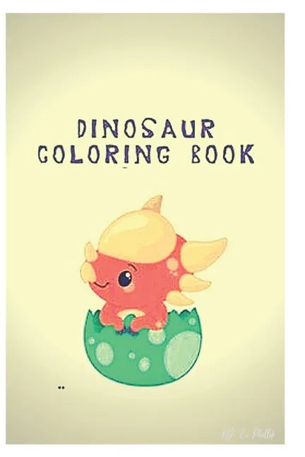 dinosaur coloring book: coloring book for kids 3-8 year old - Paperback