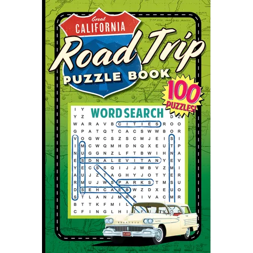 The Great California Road Trip Puzzle Book - Paperback