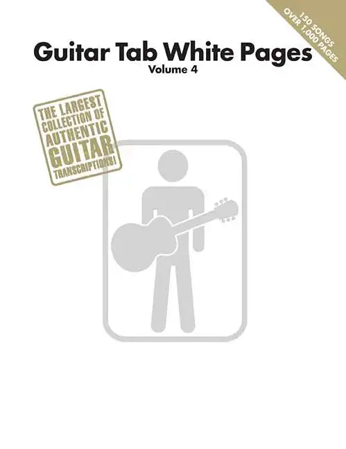 Guitar Tab White Pages - Volume 4 - Paperback