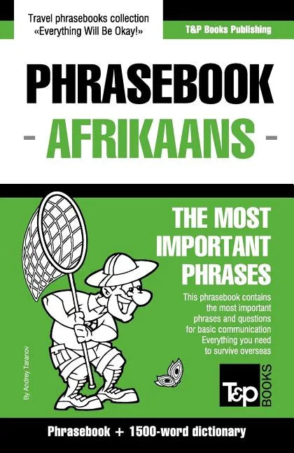 English-Afrikaans phrasebook and 1500-word dictionary - Paperback