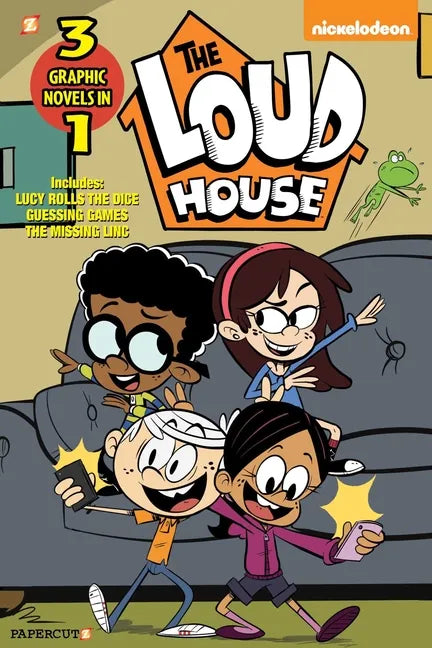 The Loud House 3-In-1 #5: Includes Lucy Rolls the Dice, Guessing Games, and the Missing Linc - Paperback