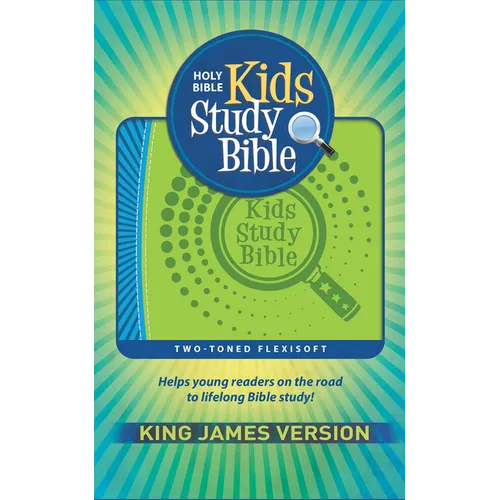 KJV Kids Study Bible (Flexisoft, Green/Blue, Red Letter) - Imitation Leather