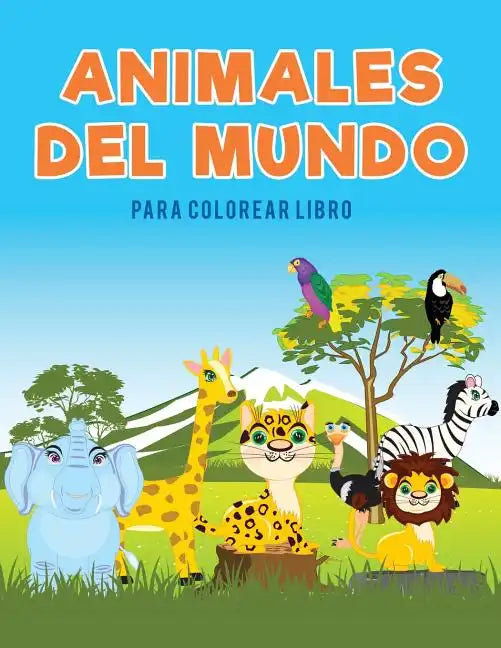 Animales del mundo para colorear Libro - Paperback