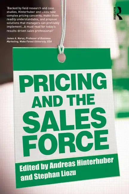 Pricing and the Sales Force - Paperback