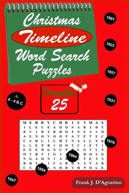 Christmas Timeline Word Search Puzzles - Paperback