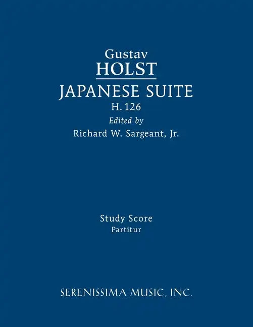 Japanese Suite, H.126: Study score - Paperback