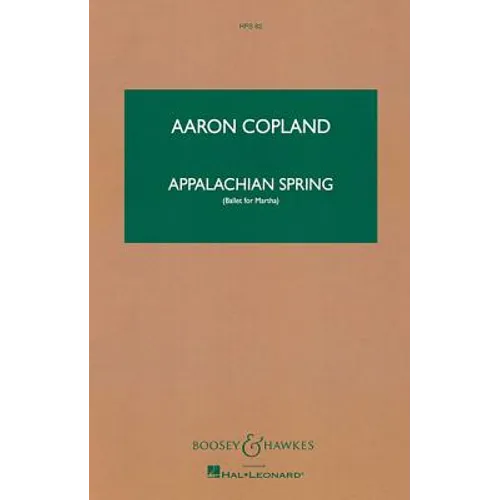 Appalachian Spring (Study Score): Orchestral Suite - Paperback