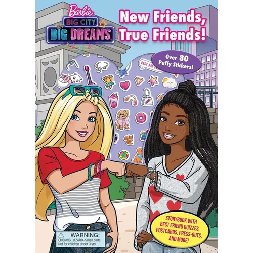 Barbie: Big City Big Dreams: New Friends, True Friends - Paperback