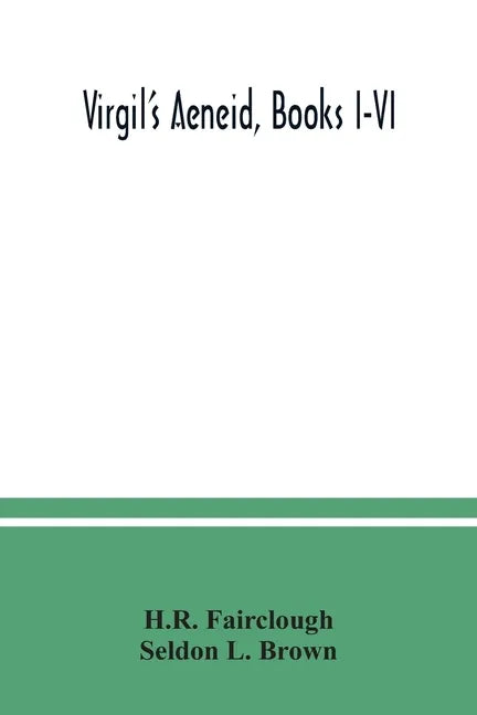 Virgil's Aeneid, Books I-VI - Paperback