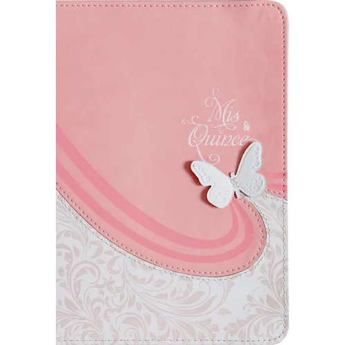 Rvr 1960 Biblia MIS Quince, Rosa Y Blanco Símil Piel - Imitation Leather