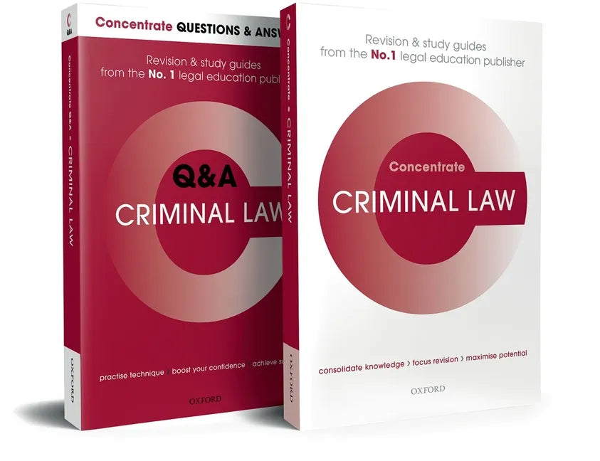 Criminal Law Revision Concentrate Pack - Paperback