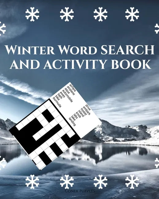Winter Word Search And Activity Book: Word Search Puzzles For Adults & Teens - With Word Scrambles, Fill In Puzzles And Cryptograms - Paperback