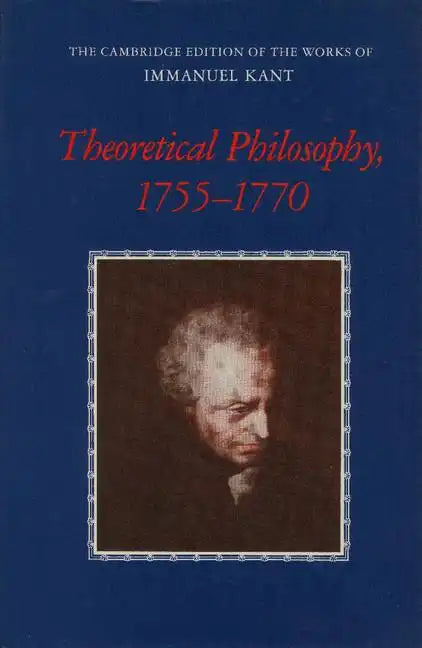 Theoretical Philosophy, 1755 1770 - Paperback