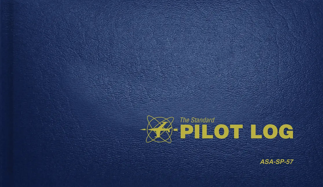 The Standard Pilot Log (Navy Blue): Asa-Sp-57 - Hardcover