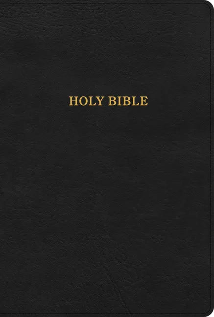 KJV Large Print Thinline Bible, Black Leathertouch - Imitation Leather