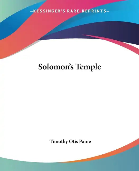 Solomon's Temple - Paperback