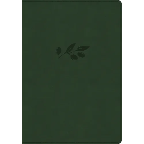 CSB Super Giant Print Reference Bible, Digital Study Edition, Olive Leathertouch, Indexed - Imitation Leather
