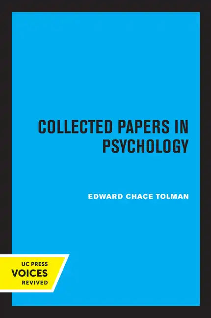 Collected Papers in Psychology - Paperback