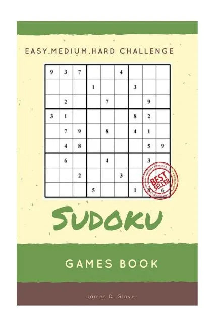Sudoku Games Book: Easy, Medium, Hard Handheld Puzzle, Large Print, 1 Game per Page, All Age, Adults - Paperback