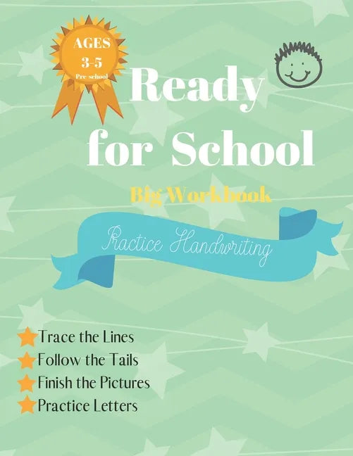 Practice Handwriting: Paper & Pencil: Age 3-5 Preschool Activity Workbook for Kids, Kinder garden - Letter Tracing Book for Preschoolers - A - Paperback