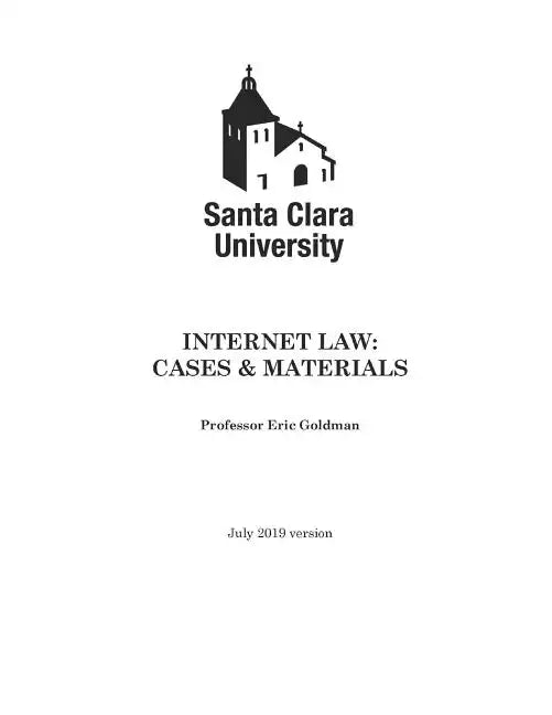 Internet Law: Cases & Materials (2019 Edition) - Paperback