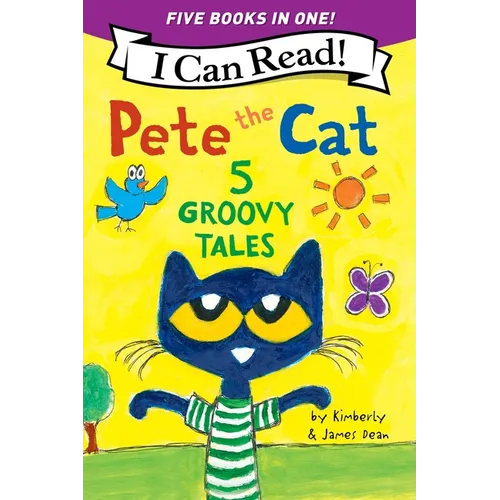 Pete the Cat: 5 Groovy Tales: 5 Level One I Can Reads in One! Pete the Cat Goes Camping, Pete the Cat and the Cool Caterpillar, Pete the Cat: Rockin - Paperback
