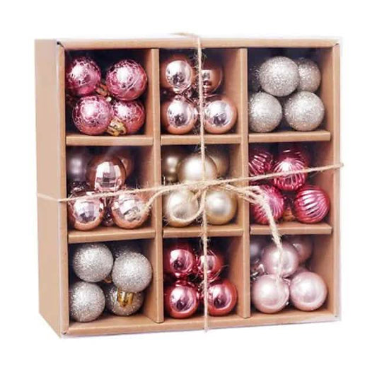 99-Piece: Christmas Balls Ornaments for Christmas Tree Gift Box Set