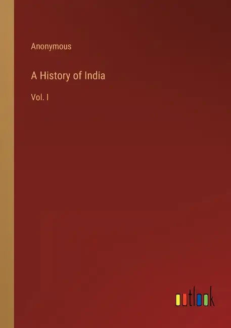 A History of India: Vol. I - Paperback