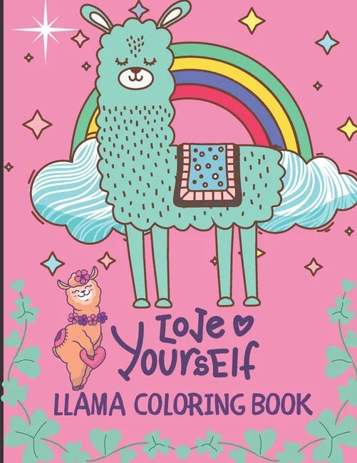 Llama Coloring Book: For Girls Ages 7-12 (Animal Coloring Books) - Paperback