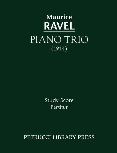 Piano Trio: Study score - Paperback
