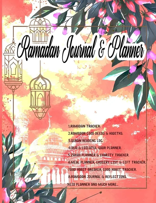 Ramadan Journal & Planner: Ramadan Gift For Women Mom, Islamic Fasting Tracker Ramadan Reflections Goal Tracker To Do List Undated(8.5x11)" 70 Pages - Paperback