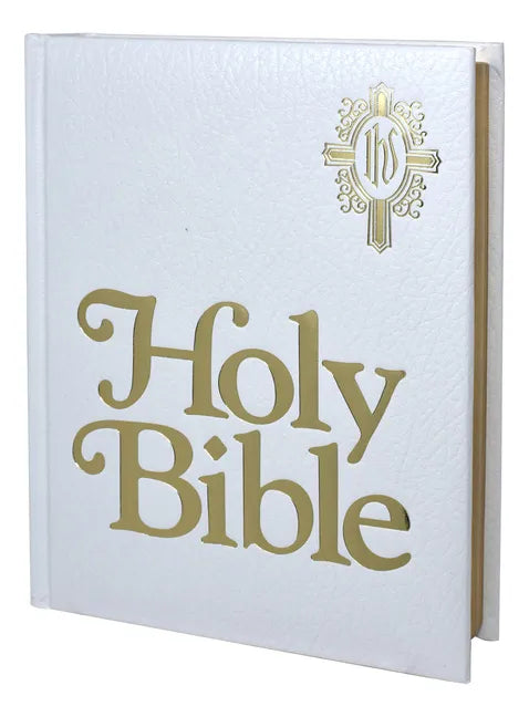 New Catholic Bible Family Edition (White) - Hardcover