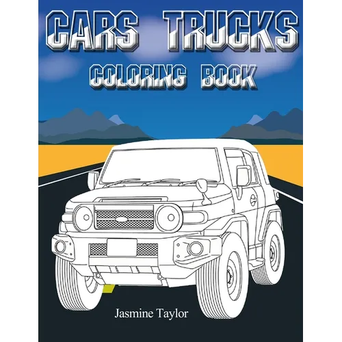 Cars Trucks Coloring Book - Paperback
