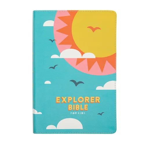 CSB Explorer Bible for Kids, Hello Sunshine Leathertouch, Indexed - Imitation Leather