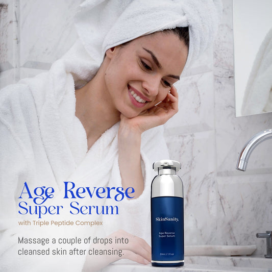 SkinSanity® Age Reverse Super Serum with Triple Peptides 1 fl oz