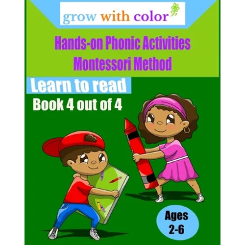 Hands-on Phonic Activities Montessori Method: Learn to Read Book 4 - Paperback
