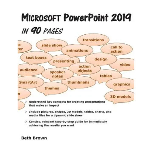Microsoft PowerPoint 2019 In 90 Pages - Paperback