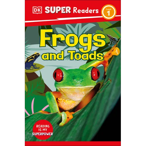 DK Super Readers Level 1 Frogs and Toads - Paperback