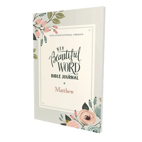 Niv, Beautiful Word Bible Journal, Matthew, Paperback, Comfort Print - Paperback