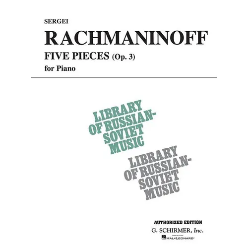 5 Pieces, Op. 3 (Vaap Edition): National Federation of Music Clubs 2014-2016 Selection Piano Solo - Paperback