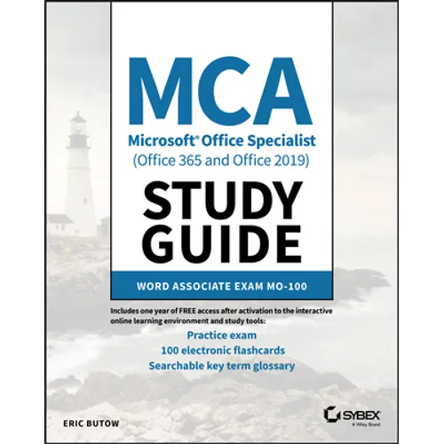 MCA Microsoft Office Specialist (Office 365 andOffice 2019) Study Guide Word Associate ExamMO-100 - Paperback