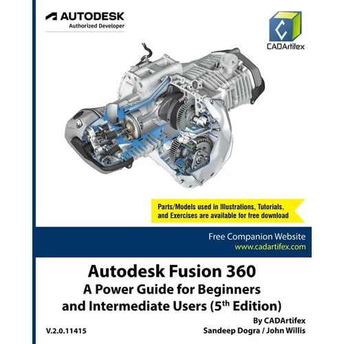 Autodesk Fusion 360: A Power Guide for Beginners and Intermediate Users (5th Edition) - Paperback